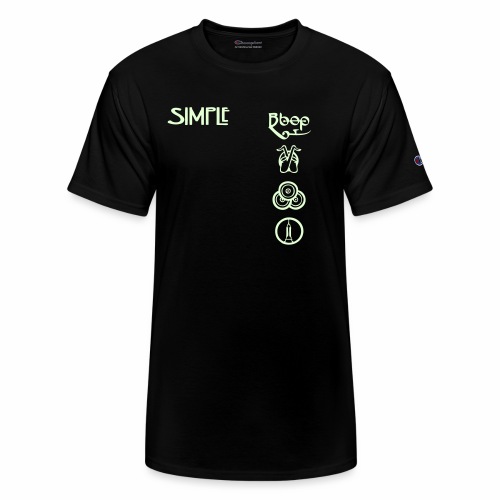 simplesymbolsvert - Champion Unisex T-Shirt