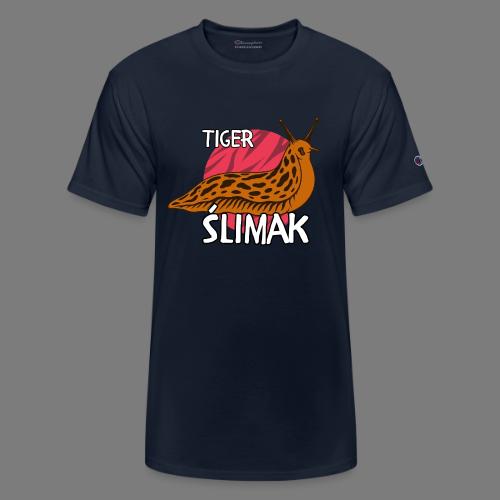 Tiger Ślimak Funny Polish Meme Animal Hybrid - Champion Unisex T-Shirt