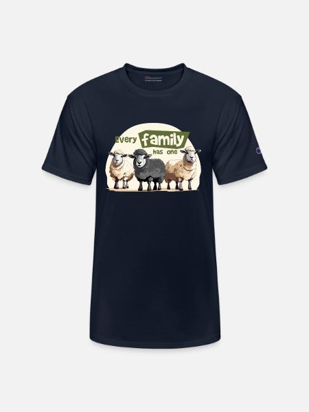 Every family has one. - Champion Unisex T-Shirt - navy