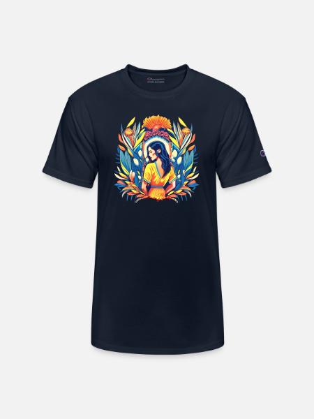 Sunrise Serenity - Champion Unisex T-Shirt - navy