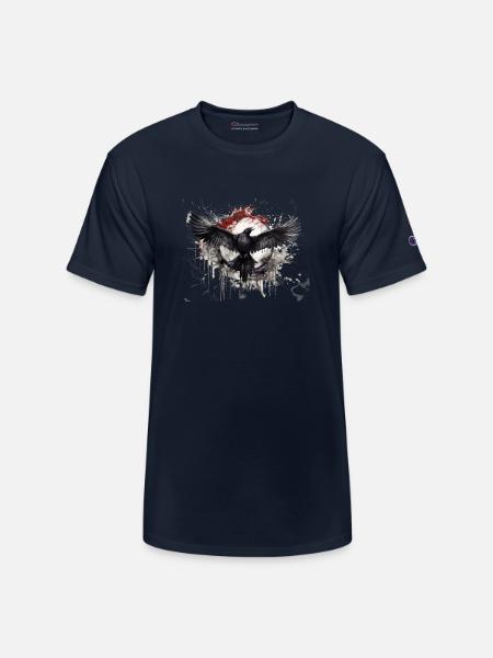 Raven - Champion Unisex T-Shirt - navy