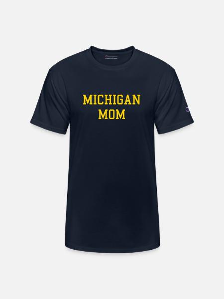 Michigan Mom - Champion Unisex T-Shirt - navy