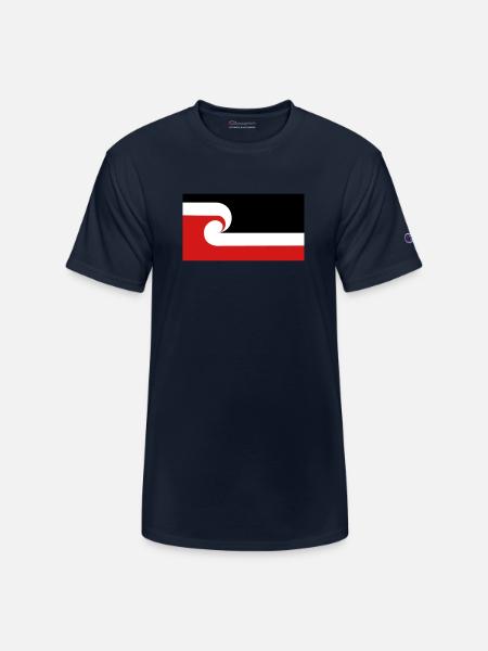 Maori Flag - Champion Unisex T-Shirt - navy