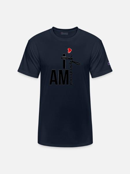 custom design I am Enough - Champion Unisex T-Shirt - navy