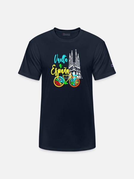 Vuelta Espana Neon Bicycle - Champion Unisex T-Shirt - navy