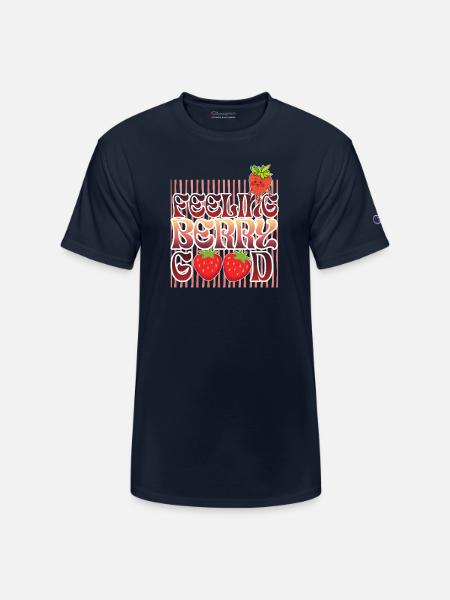 Feeling Berry Good - Champion Unisex T-Shirt - navy