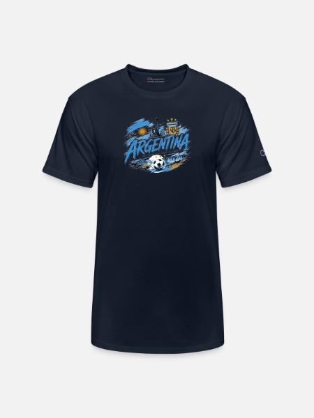 Sky Blue Glory - Champion Unisex T-Shirt - navy