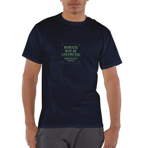 Results May Be Unexpected - Neon Green - Champion Unisex T-Shirt