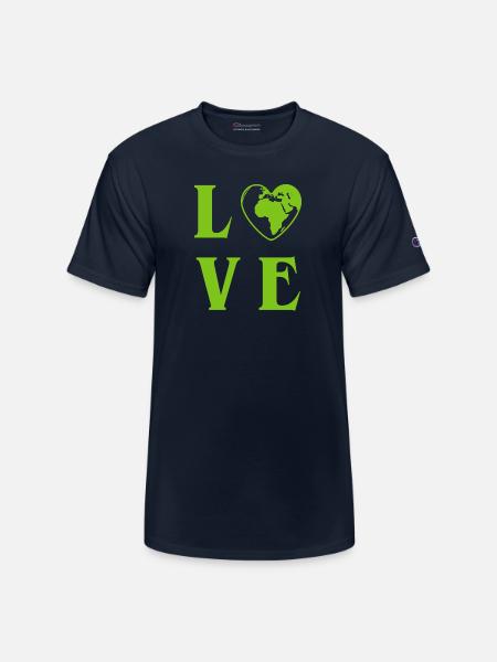 Love Planet Earth - Champion Unisex T-Shirt - navy
