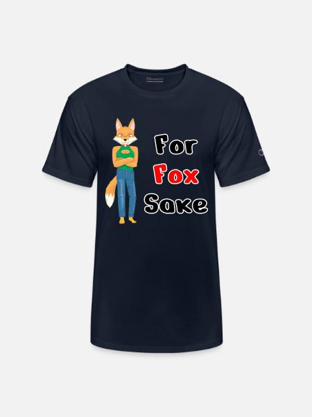 For Fox Sake - Champion Unisex T-Shirt - navy