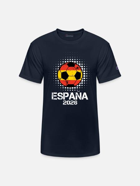 Espana 2026 Flagball - Champion Unisex T-Shirt - navy