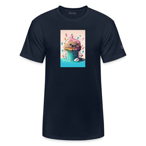 Cake Caricature - January 1st Dessert Psychedelics - Champion Unisex T-Shirt