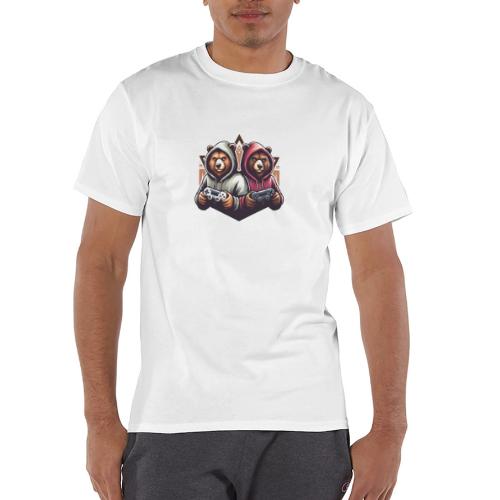 2 grizzlies gamer bears - Champion Unisex T-Shirt