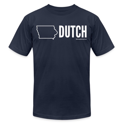 Iowa Dutch (white) - Unisex Jersey T-Shirt by Bella + Canvas