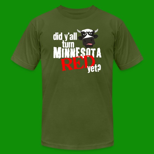 Turn Minnesota Red - Unisex Jersey T-Shirt by Bella + Canvas