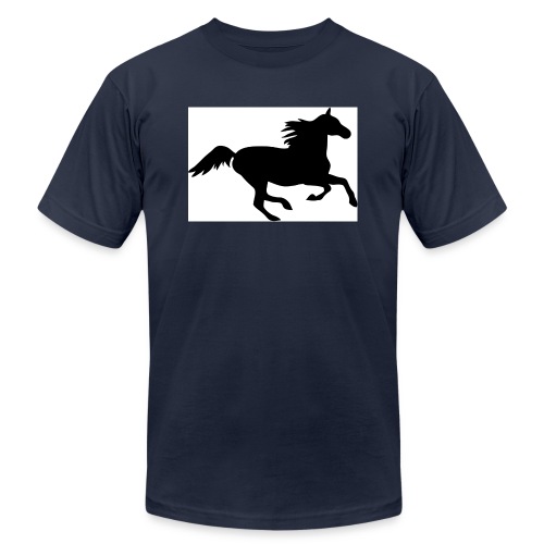 horse drink bottle - Unisex Jersey T-Shirt by Bella + Canvas