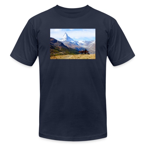 Matterhorn and a Couple - Unisex Jersey T-Shirt by Bella + Canvas