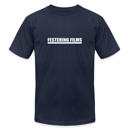 Festering Films Logo (White) - Unisex Jersey T-Shirt by Bella + Canvas