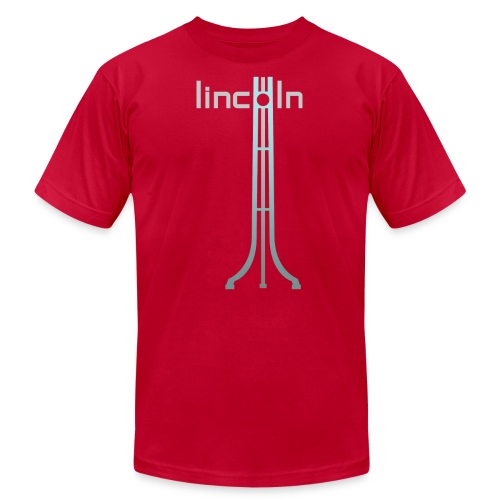 lincoln greyblue - Unisex Jersey T-Shirt by Bella + Canvas