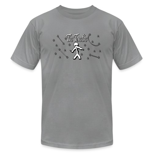 Tic Tactic White Logo - Unisex Jersey T-Shirt by Bella + Canvas