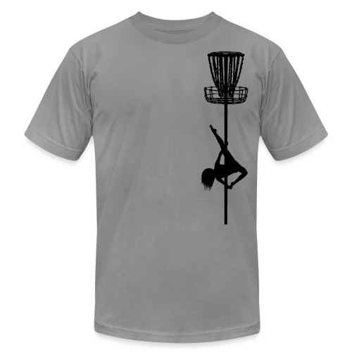 Disc Golf Diva Pole Dancer Black Print - Unisex Jersey T-Shirt by Bella + Canvas