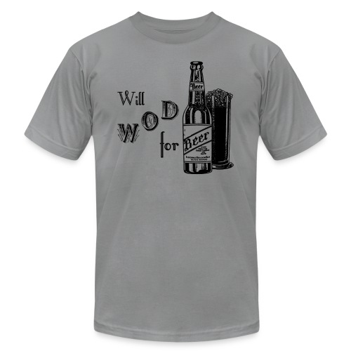 Will WOD For Beer - Unisex Jersey T-Shirt by Bella + Canvas