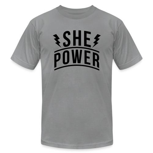 She Power - Unisex Jersey T-Shirt by Bella + Canvas