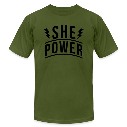 She Power - Unisex Jersey T-Shirt by Bella + Canvas