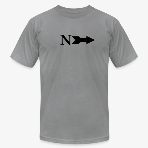 Narrow Logo Black - Unisex Jersey T-Shirt by Bella + Canvas