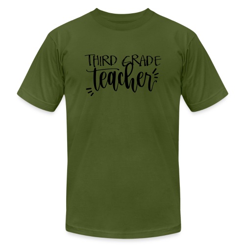 Third Grade Teacher T-Shirts - Unisex Jersey T-Shirt by Bella + Canvas