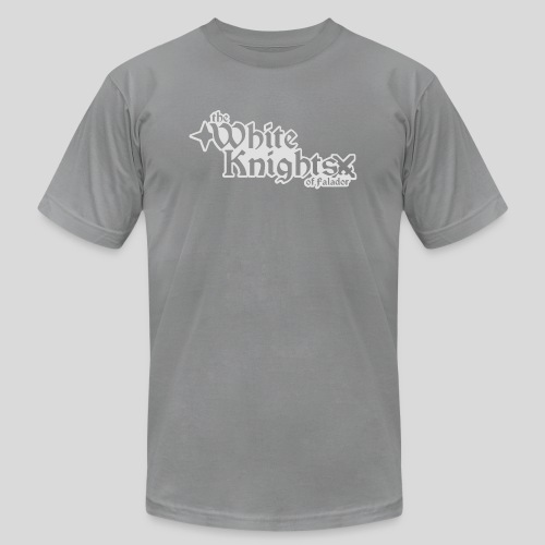 WhiteKnights Wordmark White - Unisex Jersey T-Shirt by Bella + Canvas