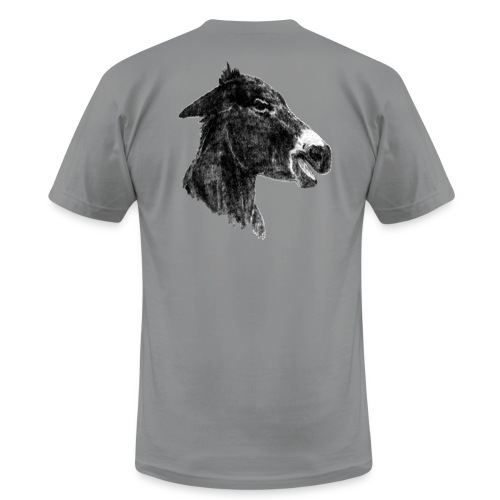 Glory- angry donkey - Unisex Jersey T-Shirt by Bella + Canvas