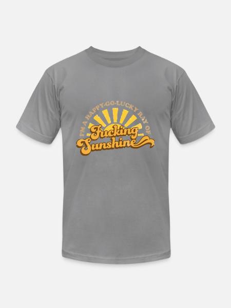 Ray of Sunshine - Unisex Jersey T-Shirt by Bella + Canvas - slate