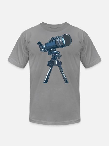 Telescope - Unisex Jersey T-Shirt by Bella + Canvas - slate