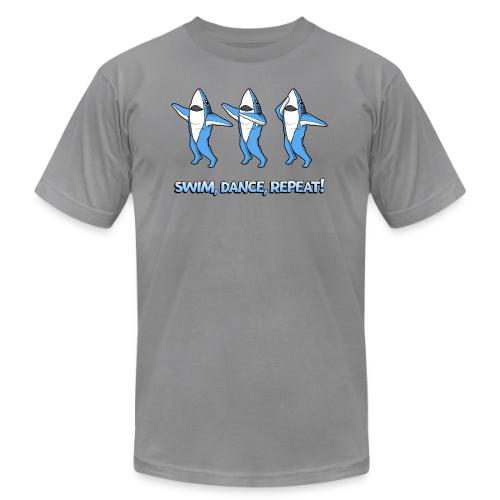 Dancing Sharks - Swim, Dance, Repeat - Unisex Jersey T-Shirt by Bella + Canvas