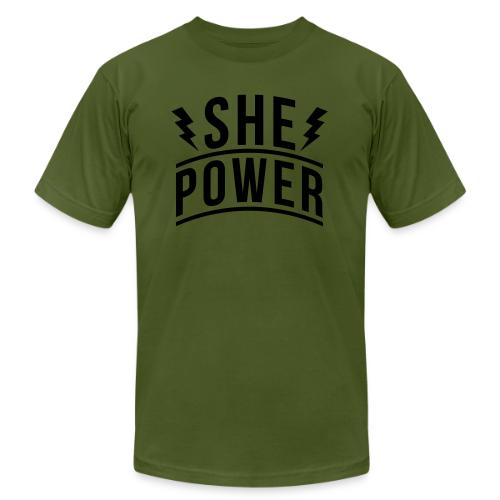 She Power - Unisex Jersey T-Shirt by Bella + Canvas