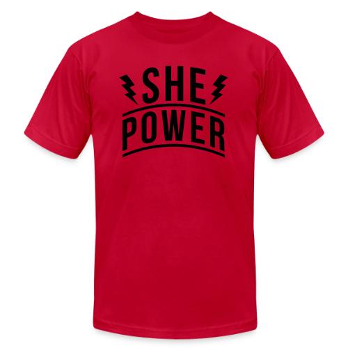 She Power - Unisex Jersey T-Shirt by Bella + Canvas