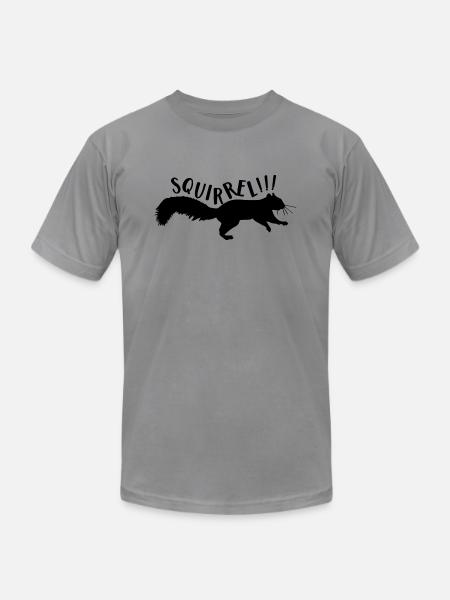 Squirrel - Unisex Jersey T-Shirt by Bella + Canvas - slate