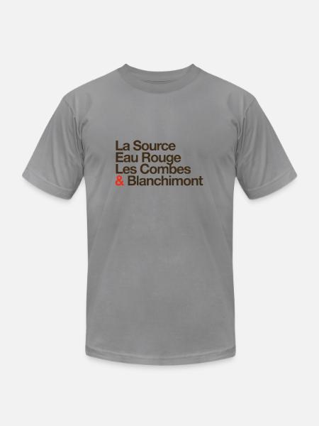 Corners Belgium - Unisex Jersey T-Shirt by Bella + Canvas - slate