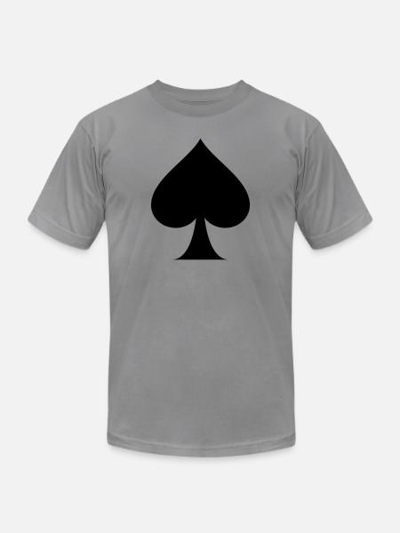 Spade - Unisex Jersey T-Shirt by Bella + Canvas - slate