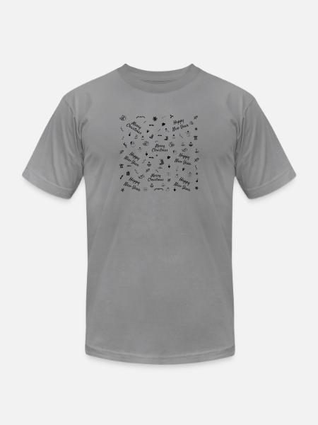 Christmas Ornaments - Unisex Jersey T-Shirt by Bella + Canvas - slate