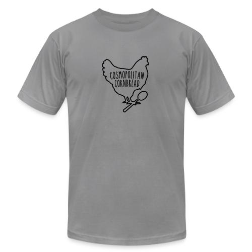 Cosmopolitan Cornbread Hen & Spoon Logo - Unisex Jersey T-Shirt by Bella + Canvas