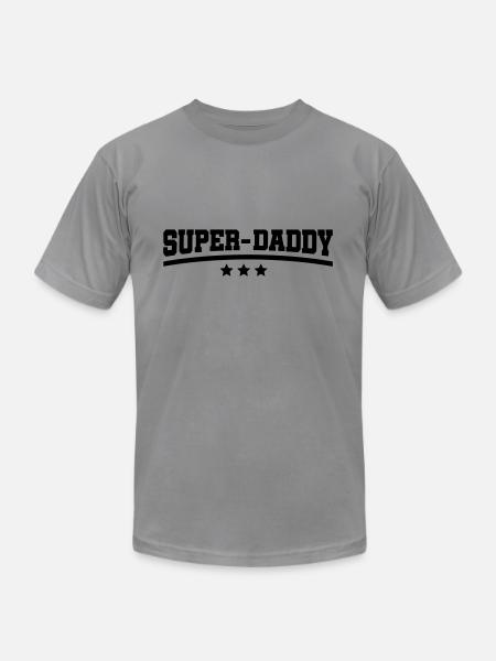 Superdaddy Dad of the Year - Unisex Jersey T-Shirt by Bella + Canvas - slate