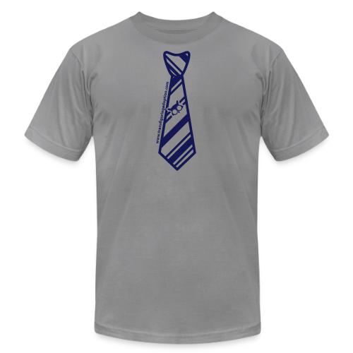 silver-tie-tshirt-01 - Unisex Jersey T-Shirt by Bella + Canvas