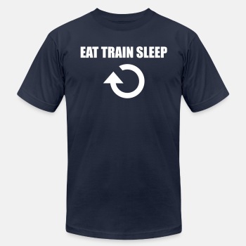 Eat train sleep repeat ats - Unisex Jersey T-shirt