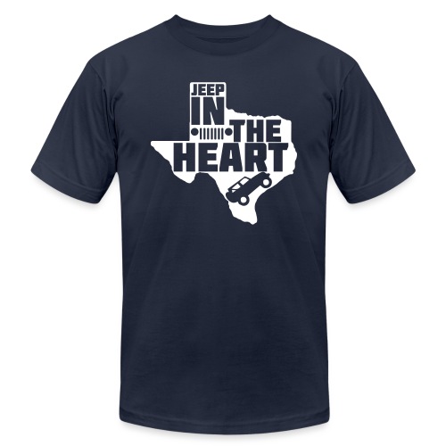 Jeep in the heart of Texas - Unisex Jersey T-Shirt by Bella + Canvas