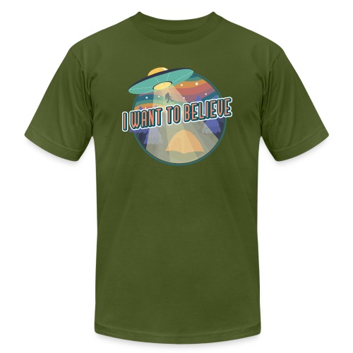 I Want To Believe - Unisex Jersey T-Shirt by Bella + Canvas