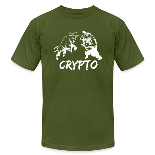 CryptoBattle White - Unisex Jersey T-Shirt by Bella + Canvas
