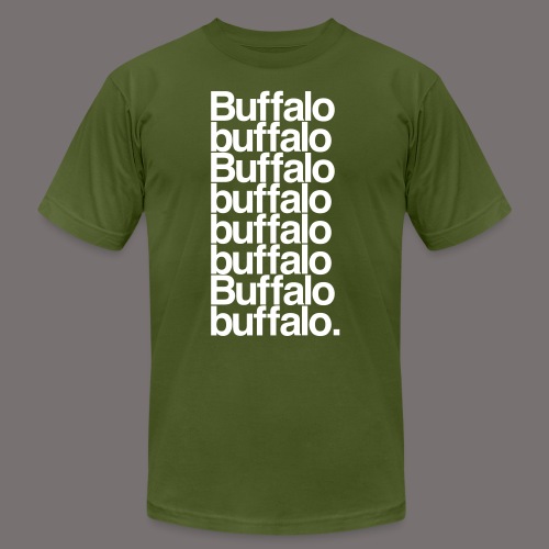 Buffalo buffalo Buffalo - Unisex Jersey T-Shirt by Bella + Canvas