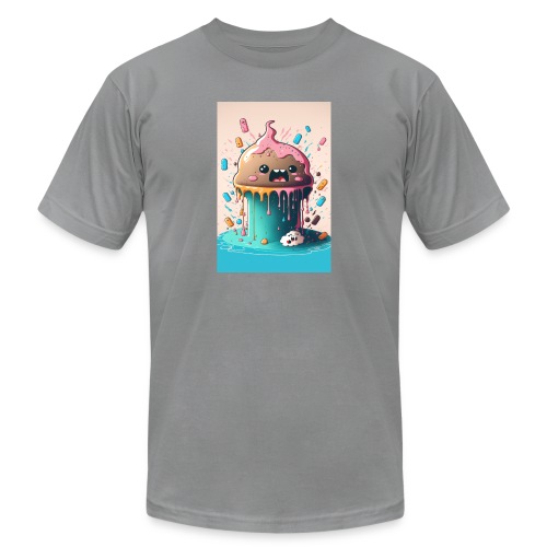 Cake Caricature - January 1st Dessert Psychedelics - Unisex Jersey T-Shirt by Bella + Canvas